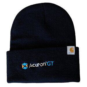 Carhartt Cuffed Beanie Stocking Hat Knit Cap Acuron GT Warm Cozy Black Unisex